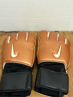 Nike Spyne Promo  GK Soccer Gloves Color Copper FB2105-810 Size 8